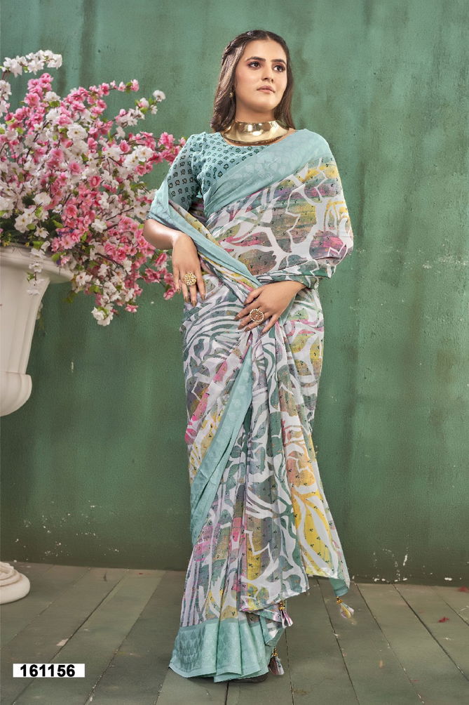 Aurian Vol 7 By Vallabhi Printed Georgette Sarees Wholesale Shop In Surat